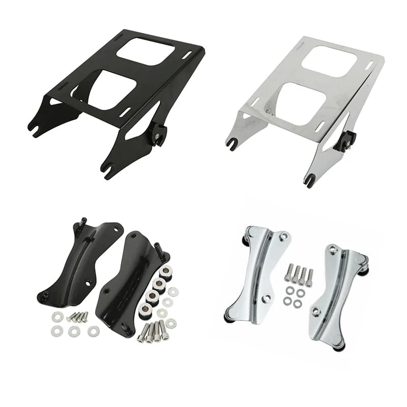 Two-UP motorcycle luggage rack for Harley Trunk Touring Road King Glide Street Glide 2014-2025