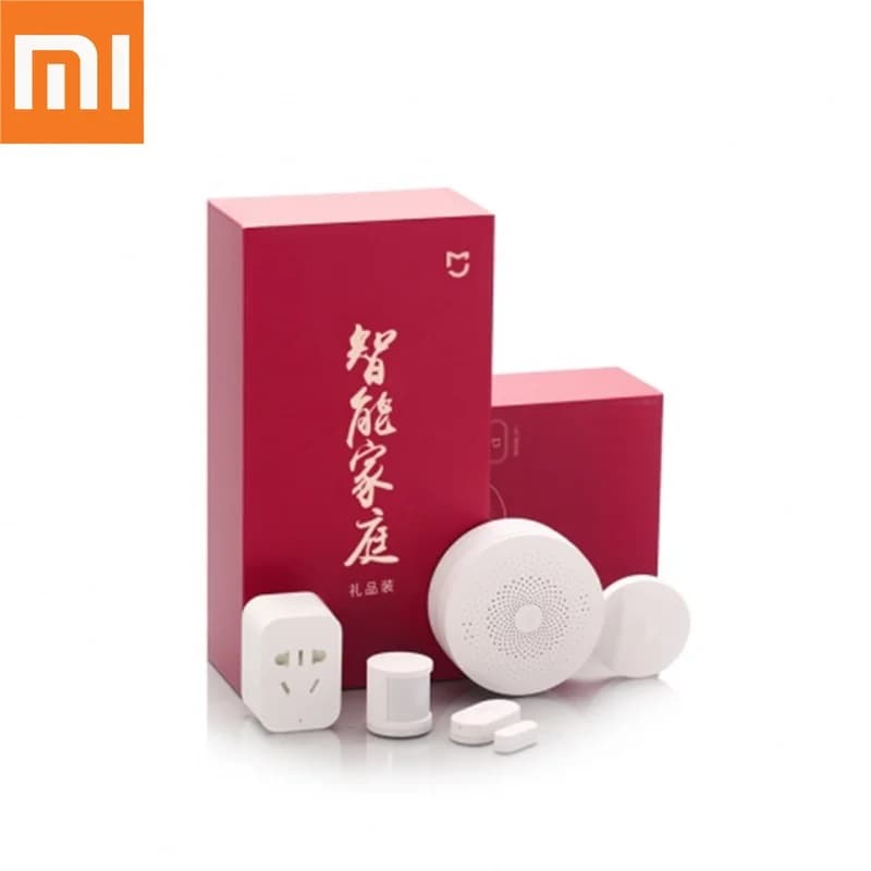 Kit Xiaomi Smart Home originale Gateway porta finestra sensore sensore corpo umano interruttore Wireless set di prese Zigbee per Smart Home