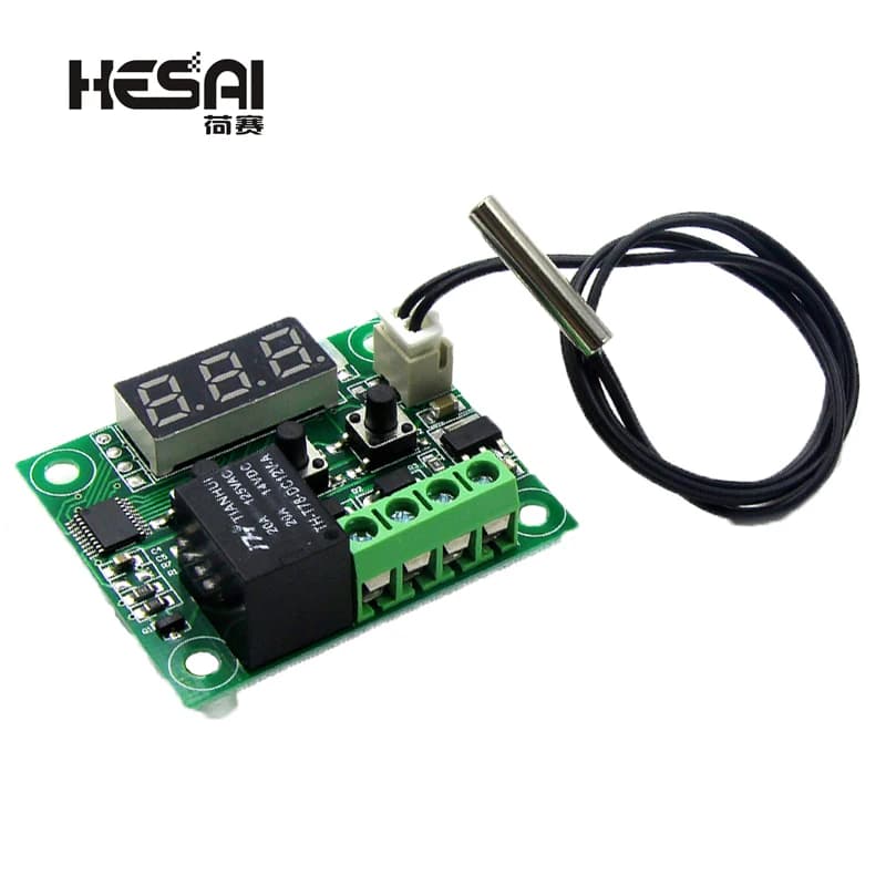 DC 12V W1209 Digital Cool/Heat Temp termostato termometro regolatore di temperatura interruttore On/Off-50-110C W1209 custodia scatola acrilica