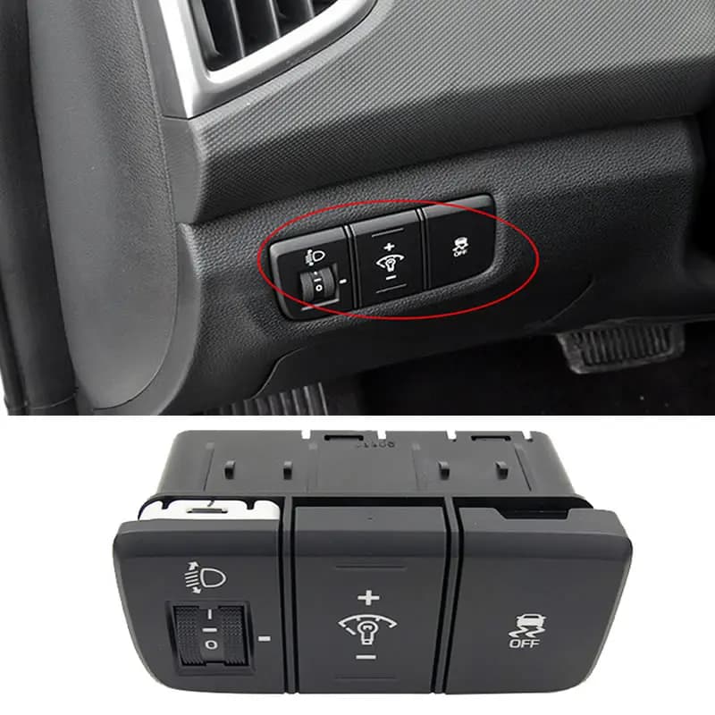 For HYUNDAI ix25 (creta) dashboard brightness switch dashboard fog lamp headlamp adjustment brightness side slip OFF