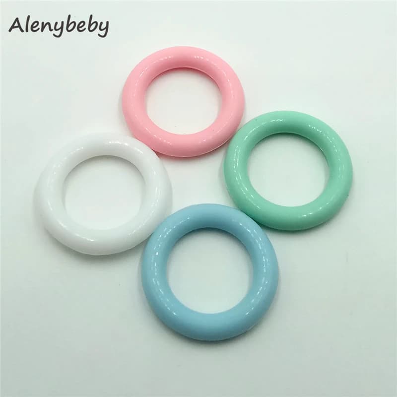 20 pezzi da donna in silicone con anello in gomma siliconica per il tempo libero, sport, matrimonio, collana morbida e braccialetto, accessori con ciondolo massaggiagengive