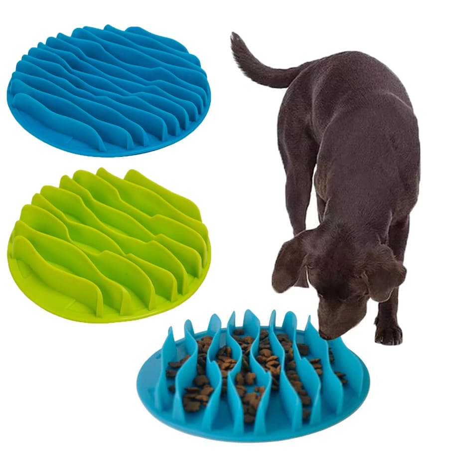 Cibo per cani e gatti Alimentatore lento Design nella giungla Cucciolo Ciotola antiscivolo a prova di soffocamento Ciotola per fermare il labirinto Mangiare sano Alimentazione in salmone Forniture