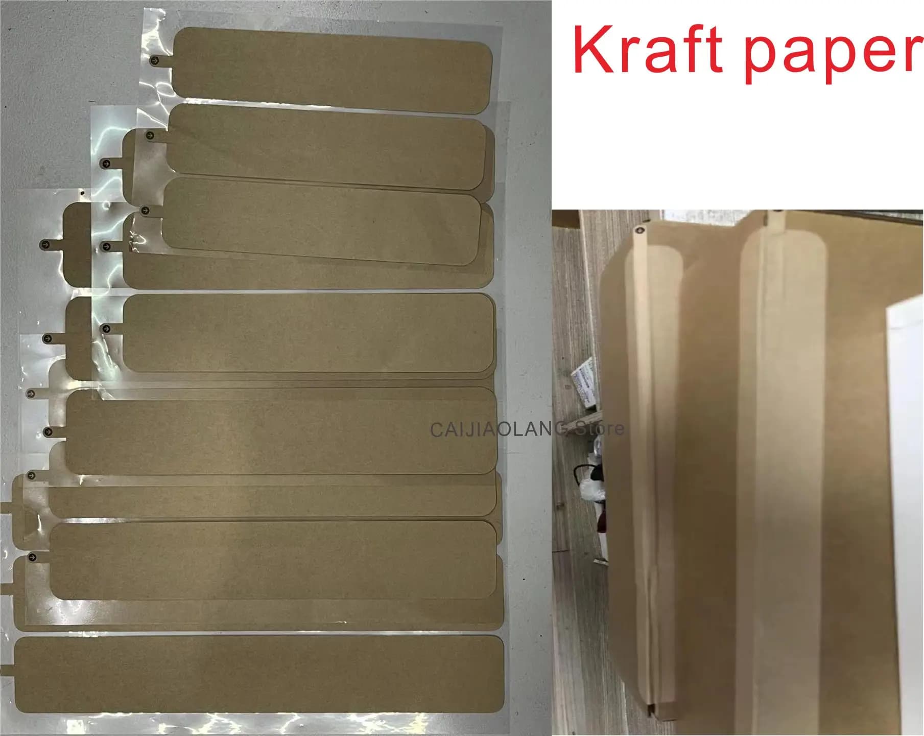 10 pz/lotto aprire pellicola sigillante scatola di carta Kraft per computer macbook pad computer portatili compresse freccia marcatore indicatore adesivi sigillo