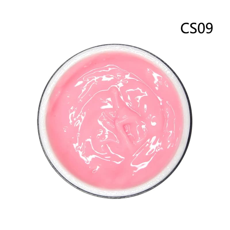 CHUSHU Jelly Extension Gel per unghie 15G Natural Nude/Clear White rafforzare il Gel UV del costruttore per Nail Art francese Manicure fai da te Gel duro