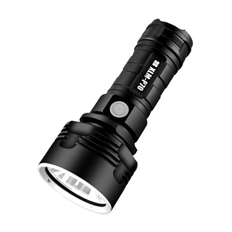 Torcia a LED super potente Lampada impermeabile ricaricabile USB Lanterna ultra luminosa Torcia da campeggio per pesca Torcia XLM-L2/P70