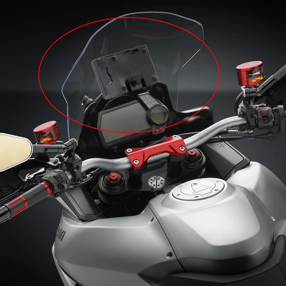Per Ducati Multistrada 1200 Multistrada1200 2013 2014 Moto GPS/SMART TELEFONO Navigazione GPS Piastra Staffa Adattare Il Supporto