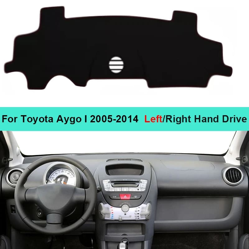 For Toyota Aygo 2005 - 2014 Car Dashboard Cover Dash Mat carpet cushion Dash mat anti-slip pads 2013 2012 2011