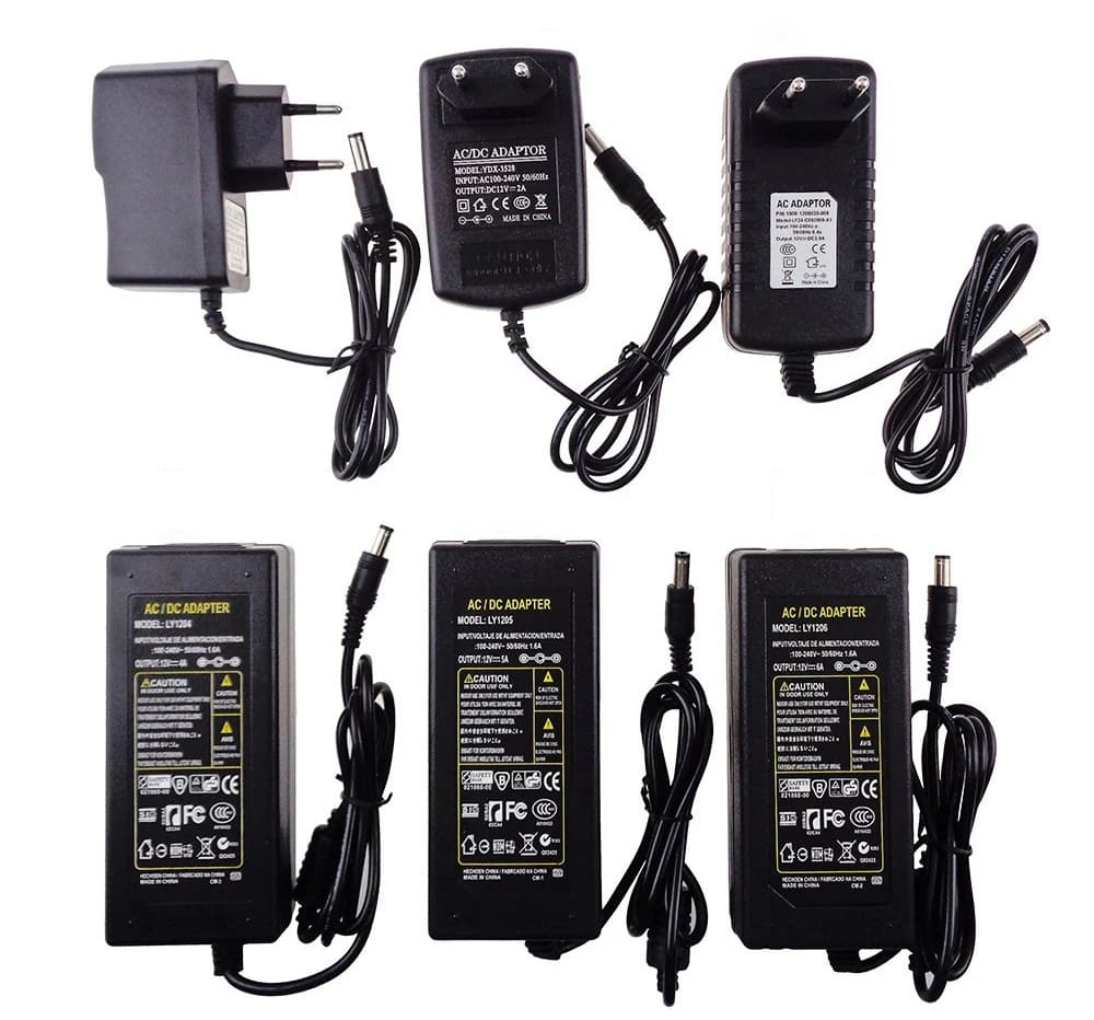 Alimentatore universale per caricabatterie 12 V 1A 2A 3A 5A 6A 7A 8A 10A trasformatori ca/cc 12 V Volt AC DC alimentatore da 220V a 12 V