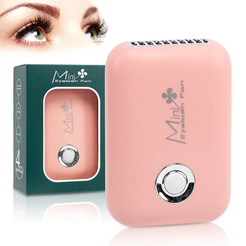 Mini USB Ciglia Fan Dryer Mobile Mini Blower Ventilator Air Conditioning Eyelash Ventilator Dryer Quick Drying Eyelash Mascara Dryer For Makeup