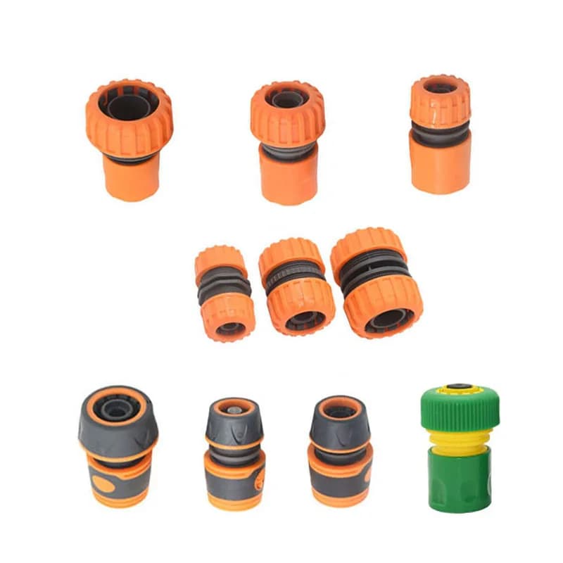 Garden pipe 1/2 3/4 1 inch quick connector Waterstop connector 16mm 20mm 25mm repair pipe fittings for garden water gun 1 pc