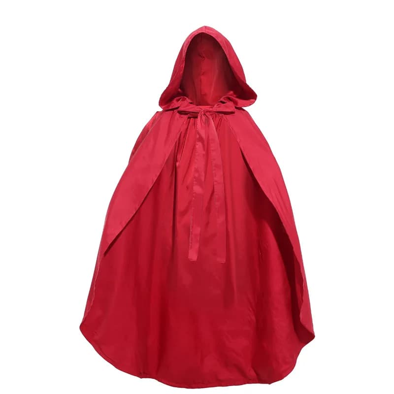 Umorden Adult Kids Child Little Red Riding Hood Costume Cosplay Cloak Cape for Women Girls 2 Layer
