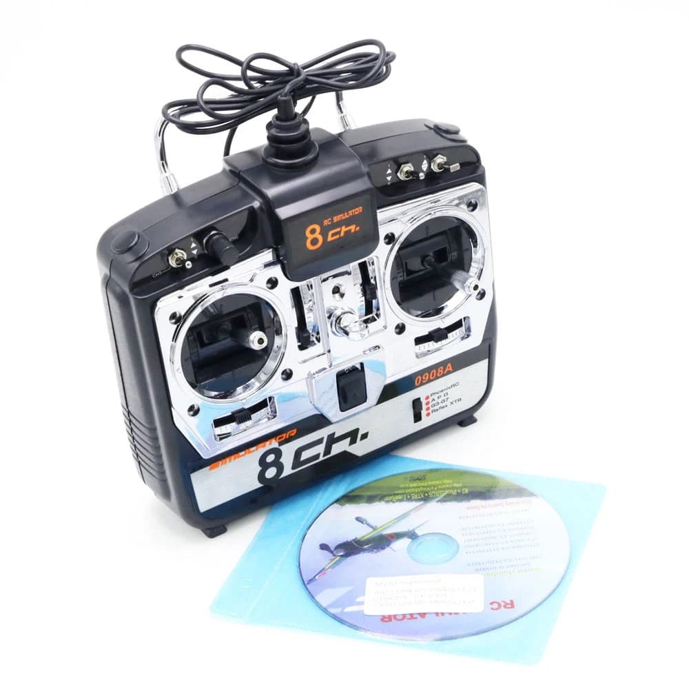 1 pz 8CH 16 in 1 RC Flight Simulator JTL-0908A supporto Realflight G7 Phoenix 5.0 XTR elicottero telecomandato Drone ad ala fissa