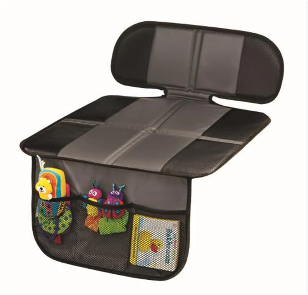 Universal Seat Protector Leather Car Seat Cover for Kids or Kids Car Seat Protector Easy to clean Anti-slip Universal Black