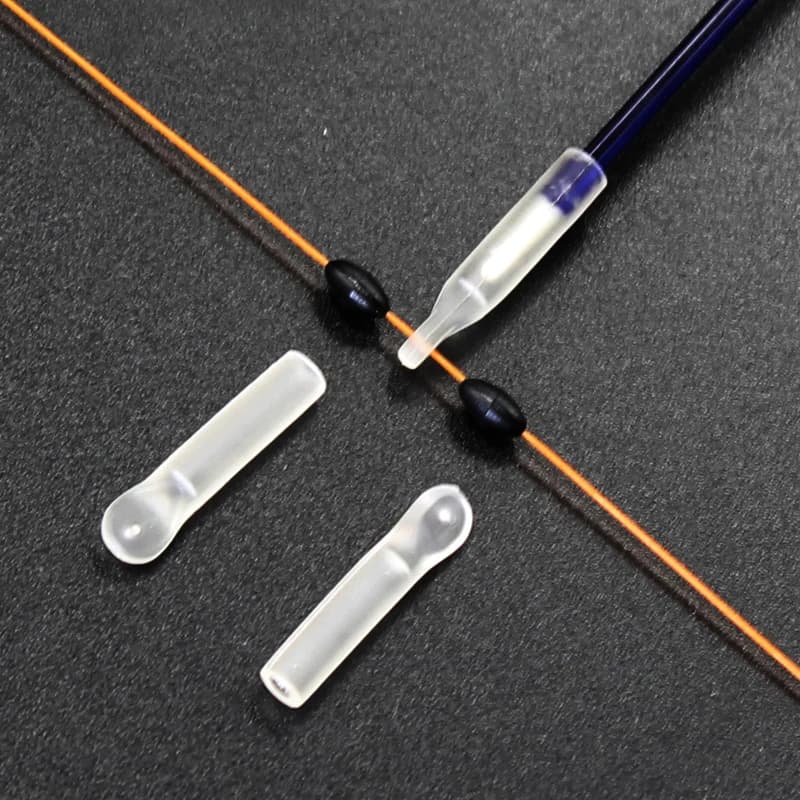 20 pz Accessori Per la Pesca Alla Carpa Flotador Silicone Trasparente Cambio Rapido Carpa Galleggiante Adattatore Perline per Impianti di Pesca Affrontare Strumenti