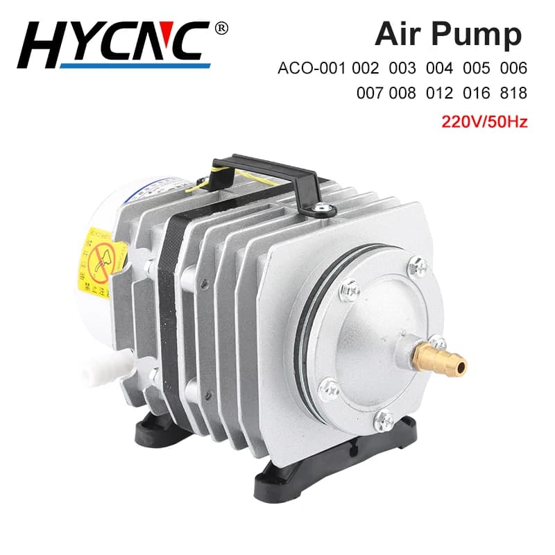220v Compressore d'aria Acquario Acquario Pompa di aerazione Aco Pompa di aria elettromagnetica per macchina per incisione e taglio laser CO2