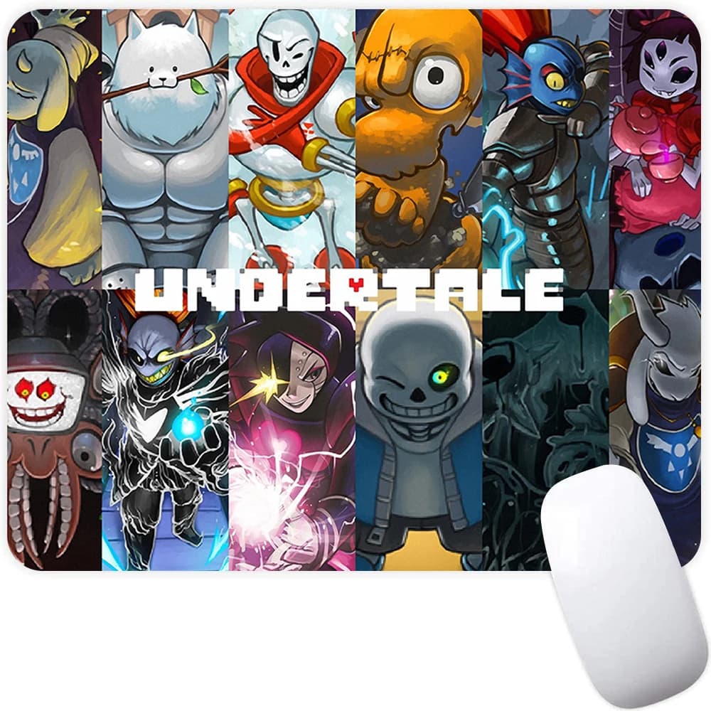 Undertale tappetino per Mouse da gioco piccolo Computer Office Mousepad PC Gamer tappetino per Mouse tappetino per Mouse tappetino per Mouse tappetino per tastiera tappetino per scrivania