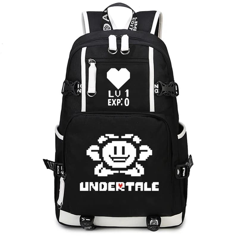 New Undertale Backpack Teenager Girls Boys School Bag Multifunction USB Charging Bags Men Travel Laptop Bags Backpack Mochila