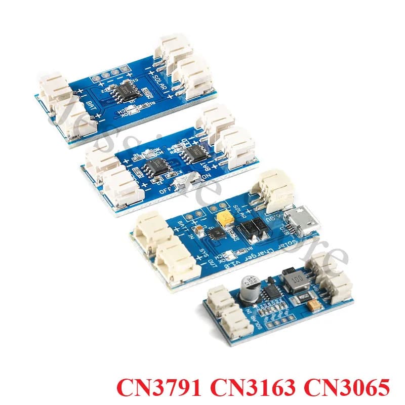 CN3791 CN3163 CN3065 modulo Controller regolatore pannello solare Mini scheda caricabatterie di ricarica batteria al litio Lipo solare con cavo