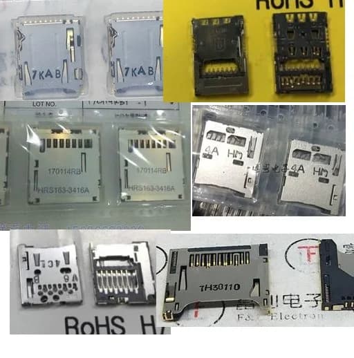 Connettore per schede TF, SIM e SD KP13B-SF-PEJ 3709-001519 DM3AT-SF-PEJM5 DM3NS-SF-PEJ KP15B-6S-SF DM3NK-SF-PEJ DM2B-DSFW-PEJ-D1S