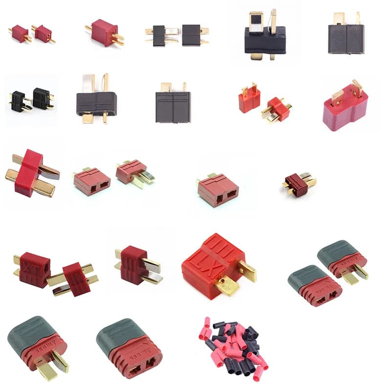 Fuse model T plug connectors male and female style Deans for airplane car battery RC LiPo