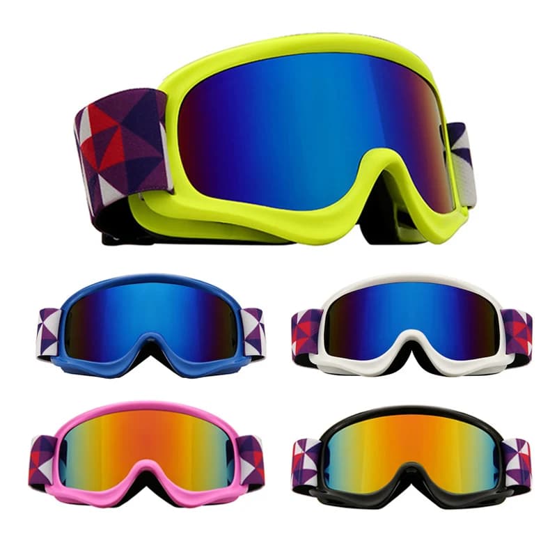 Ski Goggles for Kids Double Anti-fog UV400 Children 3-12 years old Glasses Snow Eyewear Outdoor Sports Girls Boys Skiing Goggles