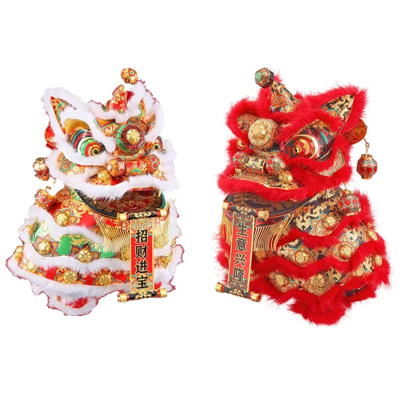 Piececool 3D Metal Puzzle DANCING LION Model DIY 3D Laser Cut Assemble Jigsaw Toys Desktop Decoration Gift for Kids