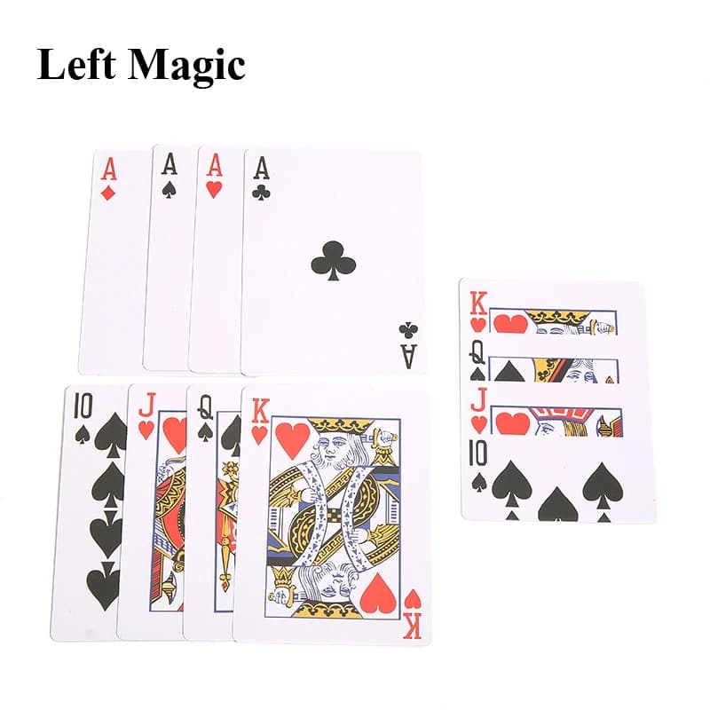 Carte Crazy Choice Trucchi magici Sorpresa Scegli set di carte Kit Oggetti di scena magici Mentalismo Illusione Close Up Giocattolo magico Facile da fare