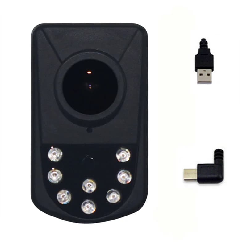 Telecamera USB per visione notturna 1080p Mini webcam indossabile con fotocamera digitale UVC indossabile compatibile con dispositivi Android