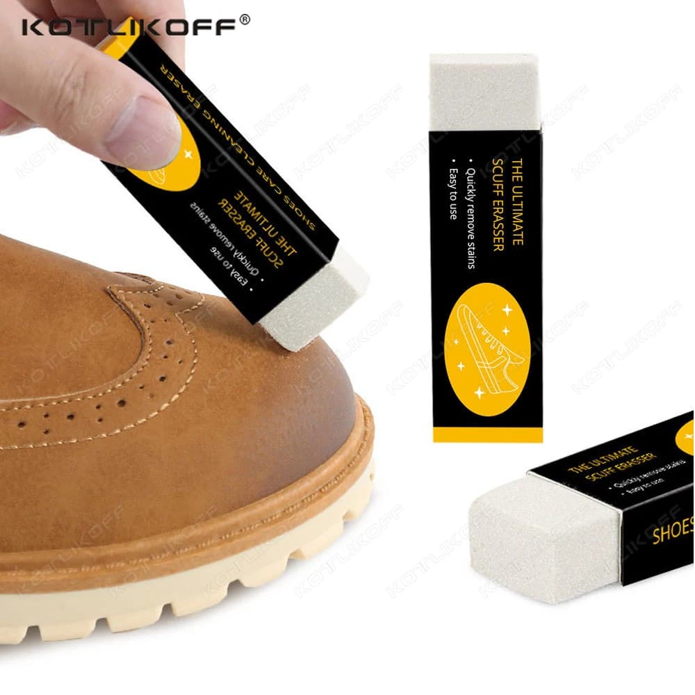 Gomma per la pulizia pelle scamosciata pelle di pecora pelle opaca cura del tessuto scarpe cura detergente per la pelle sfregamento naturale spazzola per scarpe in gomma