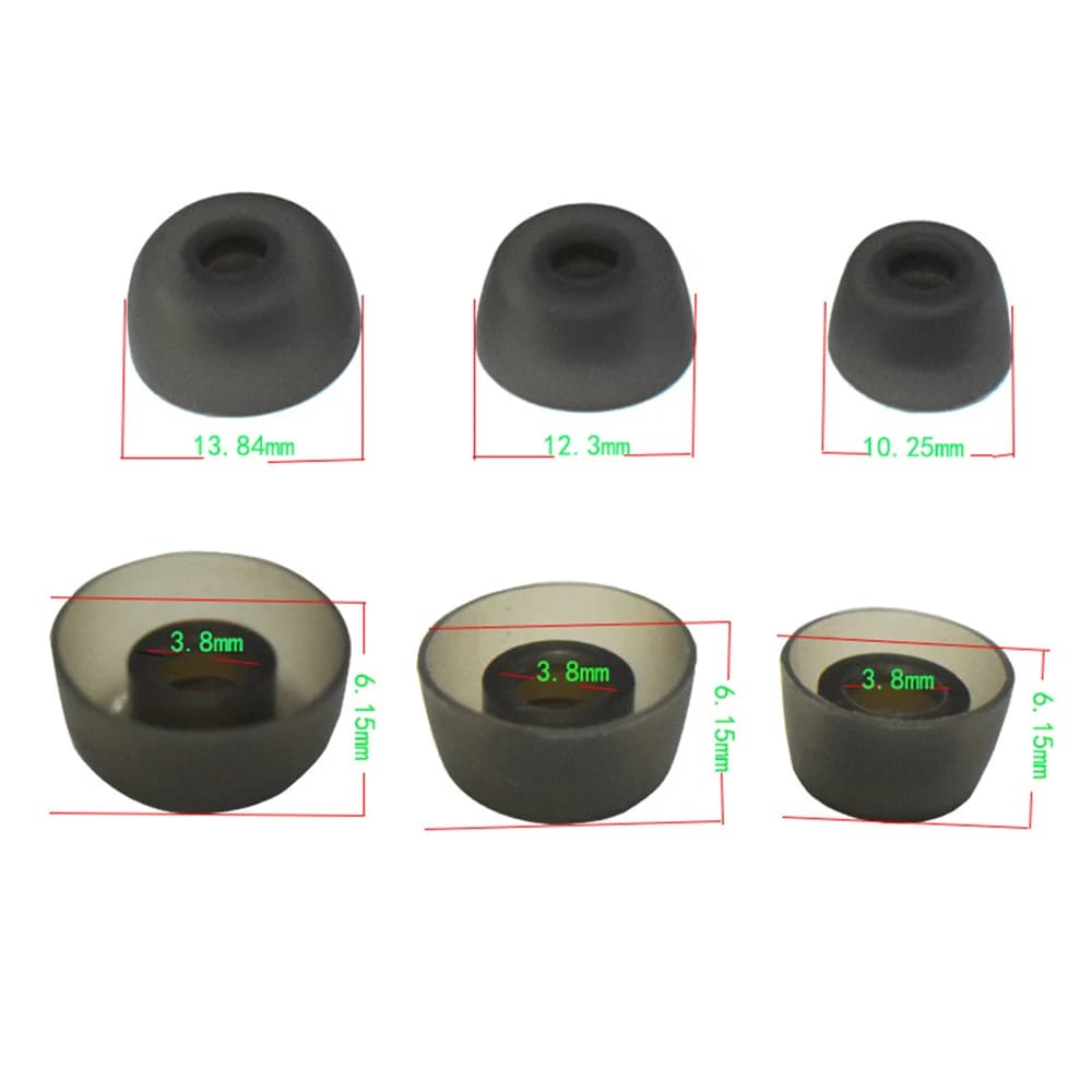 S/M/L Silicone earphones In-ear earphones for Jabra Elite 75t/ 65t/ Active/ Sport Evolves Wireless headphones