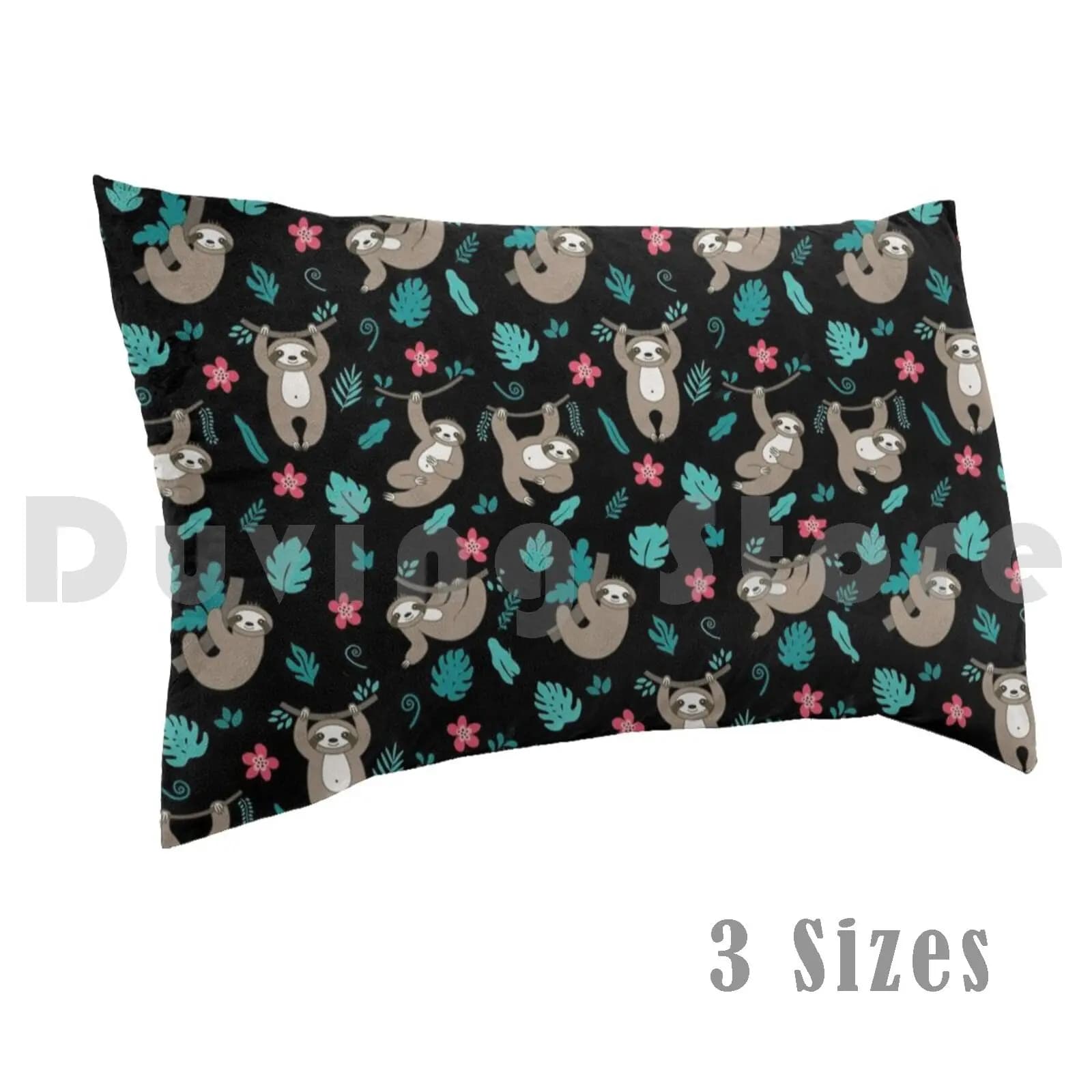 Simpatico motivo bradipo federa stampata 50x75 bradipo bambino bradipo animale mio spirito animale bradipo rilassante pigro