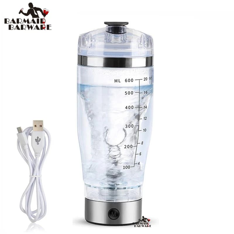 600ml Cocktail elettrico Boston Shaker USB agitatore automatico di proteine movimento portatile miscelatore miscelatore Vortex Tornado la mia bottiglia d'acqua