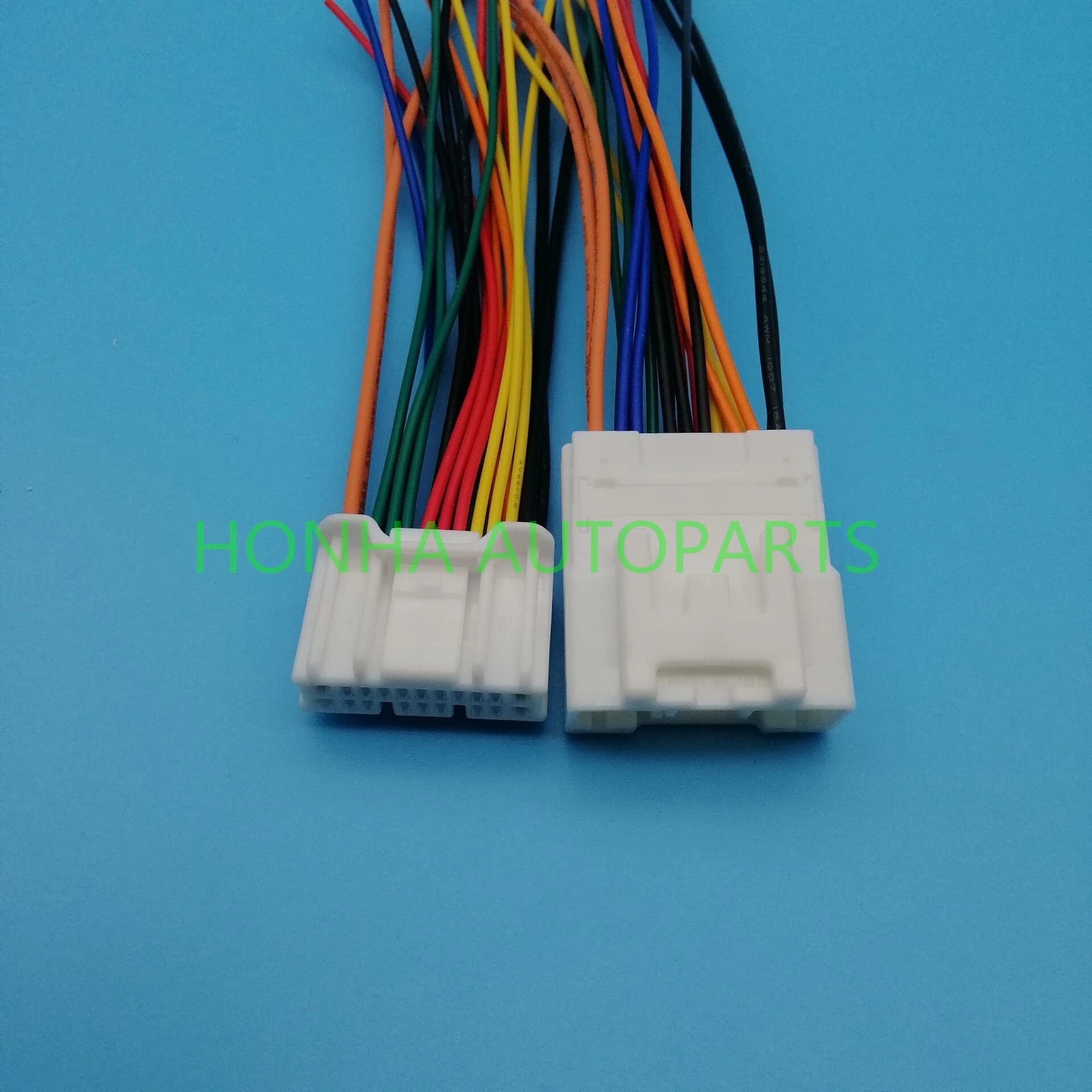 Free Shipping 1 pcs 20 pin male and female Summam Automobile Cable Connector 6098-5622 6098-5613 with Wire