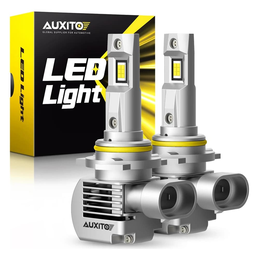AUXITO 2Pcs 9012 hir2 ha condotto la lampadina del faro H9 H8 H11 ha condotto la luce per Hyundai Honda Pilot CR-V BMW E46 faro dell'automobile H4 100W 6000K 12V