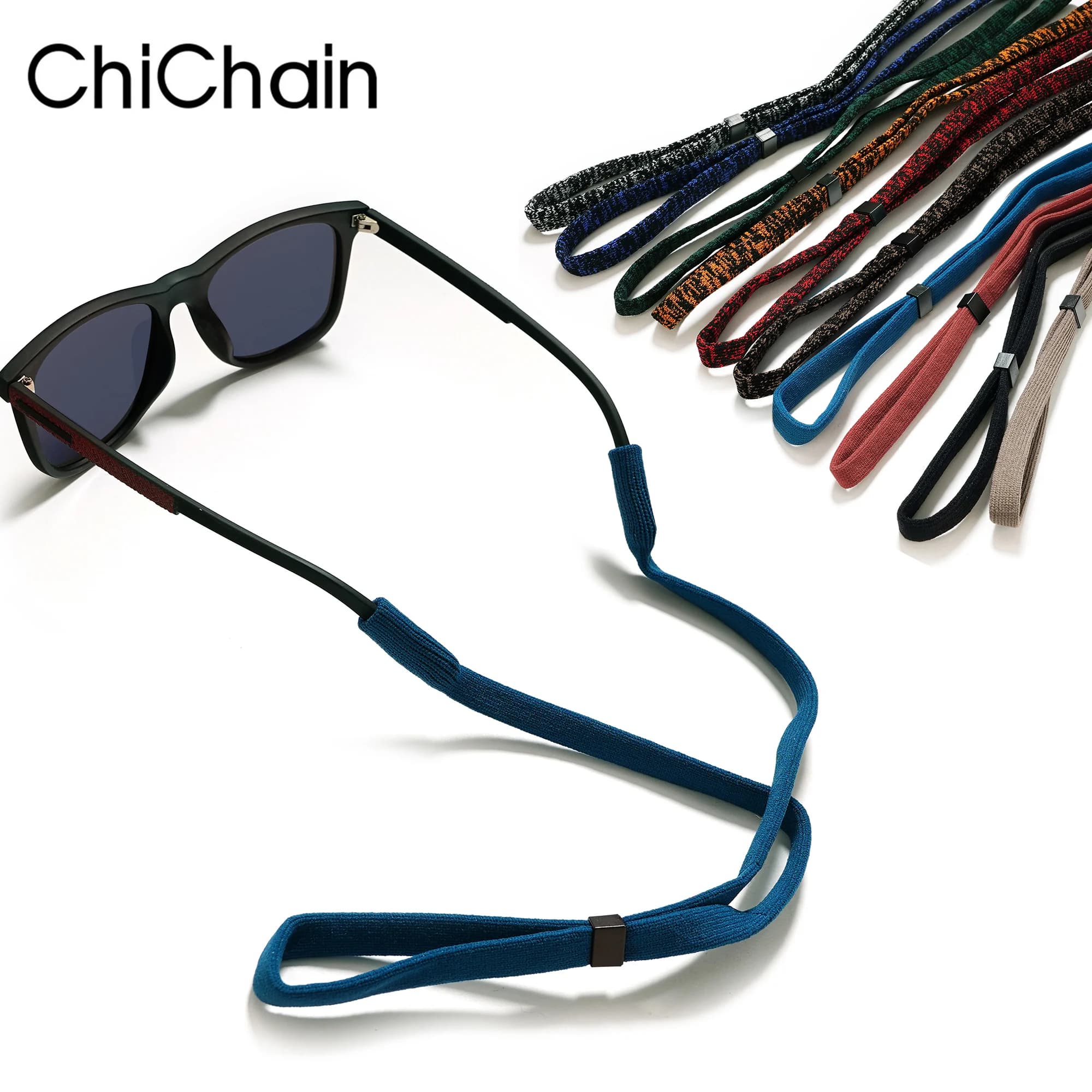 Women's Outdoor Sports Unisex Eyewear Corda for Outdoor Sport Men's Goggle Glasses Cordoncino for Elastic Polyester Shoulder Strap