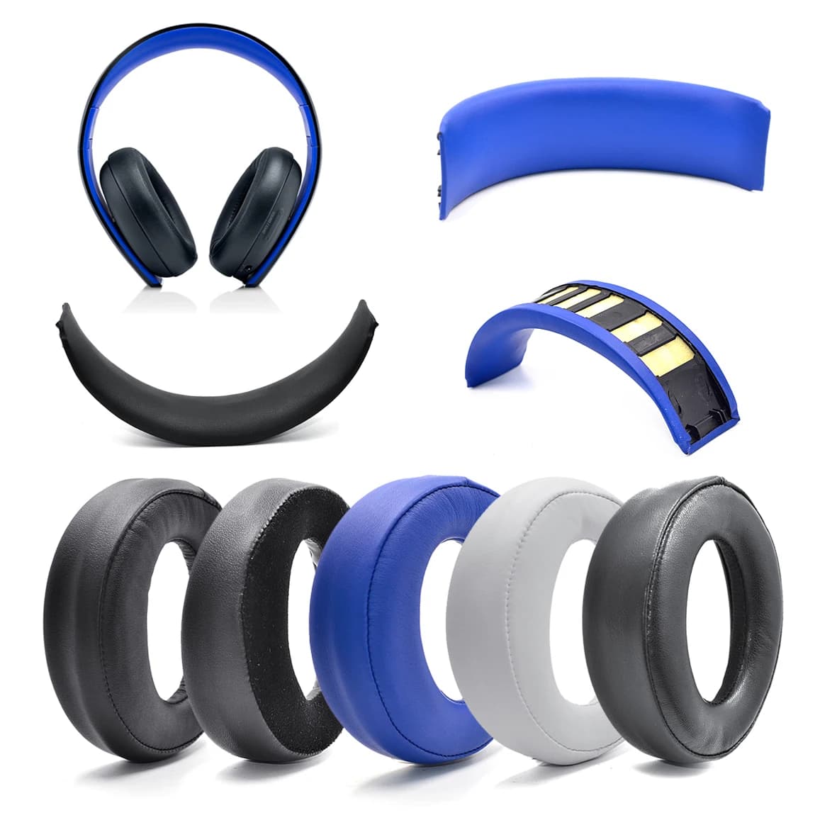Cuffie auricolari cuffie auricolari per Sony PlayStation PS3 PS4 PS cuffie Stereo 7.1 senza fili in oro CECHYA-0083