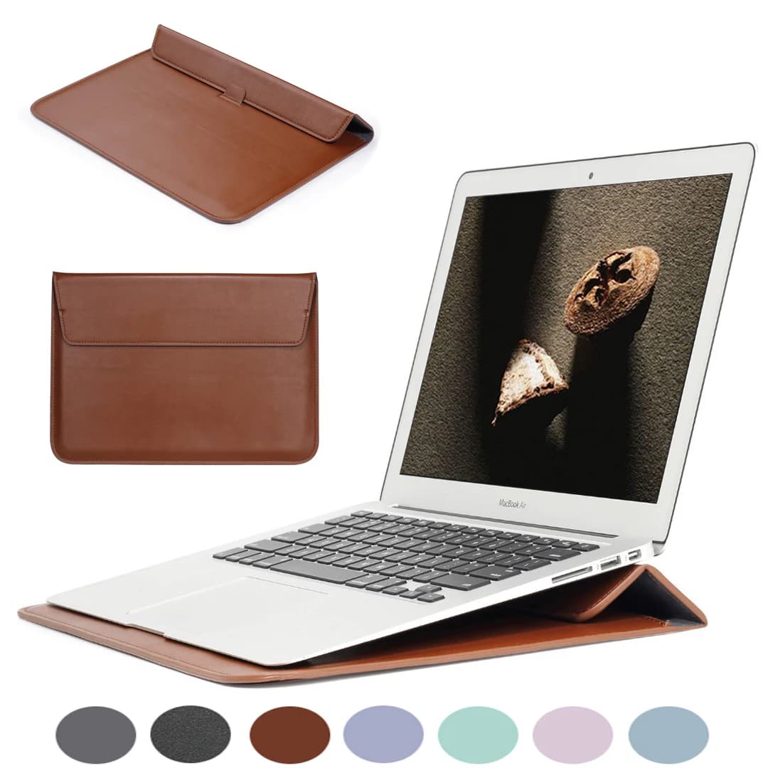 Laptop Bag For Macbook Air 13 Case M1 M2 M3 15 Stand Cover Laptop Sleeve Notebook Bag For Macbook Pro 14 16 Case M5 M4 xiao mi