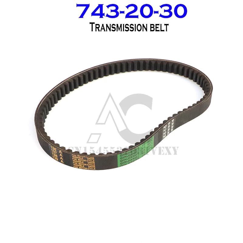 Cinghia di trasmissione CVT rinforzata 743 20 30 adatta per motore GY6 125cc 150cc ciclomotore Go Kart scooter cinese ATV Quad