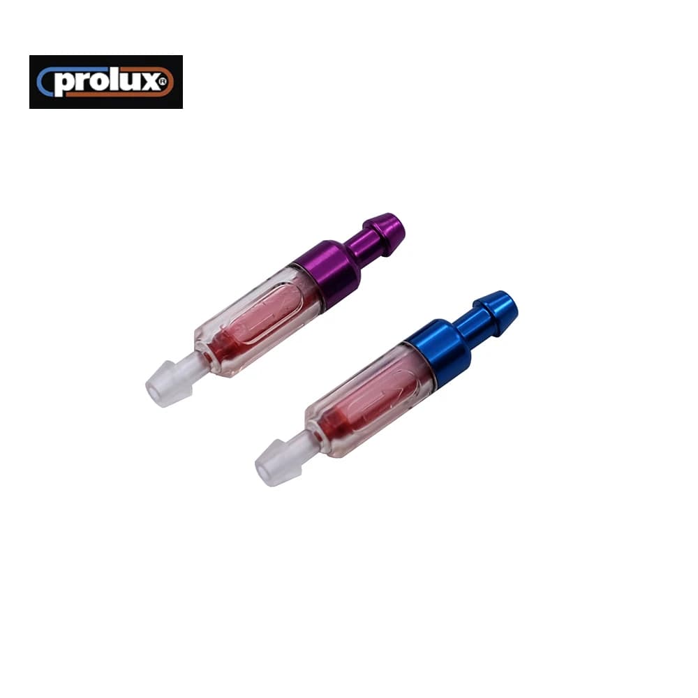 1 piece Prolux PX1583 Small light blue or purple reconstructable fuel filter D4xL37mm for Nitro motor