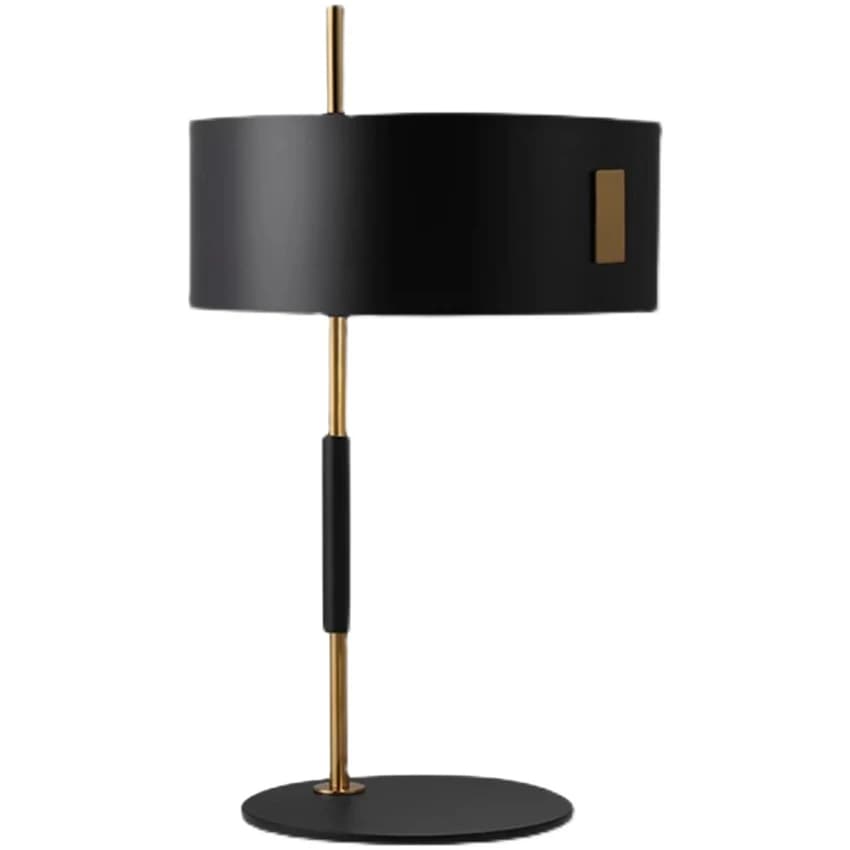 Lampade da tavolo nere di lusso italiane designer soggiorno scrivania divano da lettura luci da tavolo verticali studio Lampade decorative da tavolo