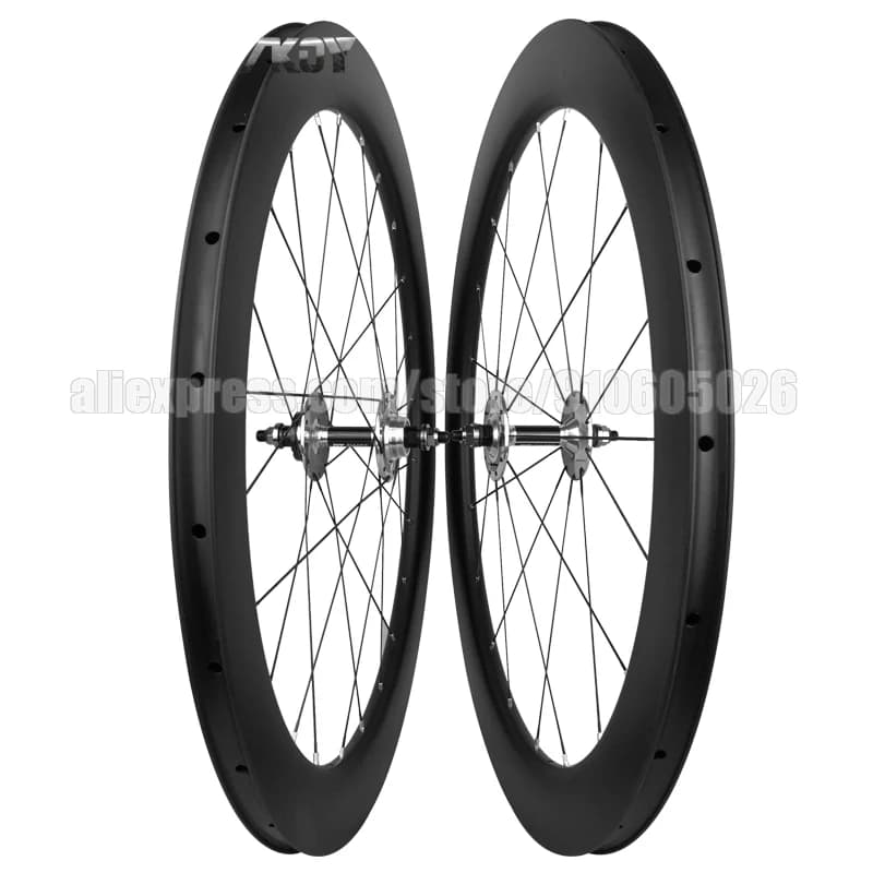 Ruote in carbonio per bicicletta da pista 700c DT240 60mm 88mm Freno a disco Tubeless Ready Copertoncino 20/24 fori 700x25C-28C Set di ruote per bici da strada
