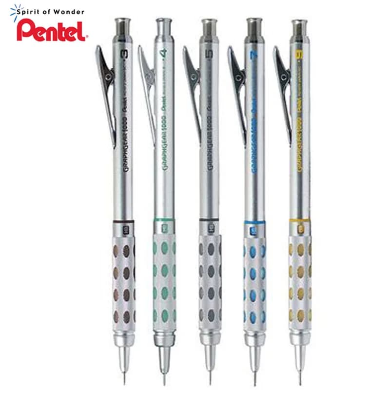 Pentel professional drawing activity automatic pencil 1pcs PG1015 (13.17.19) 0.3mm/0.5mm/0.7mm/0.9mm metal penholder