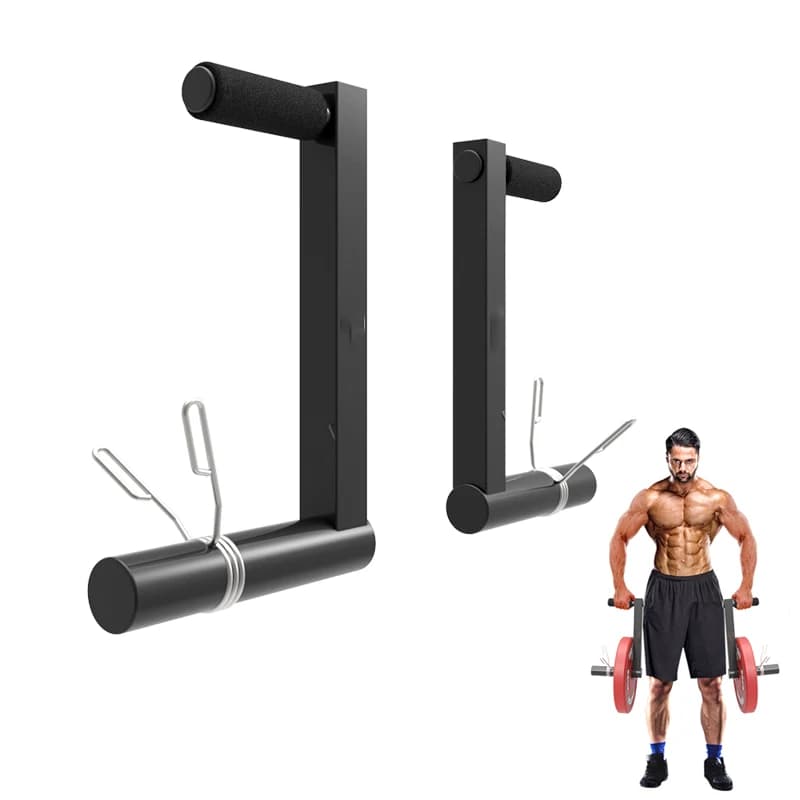 Peasant walking handle for heavy loads - Handle for bar with handlebars for home gym, 50 mm weight plate training