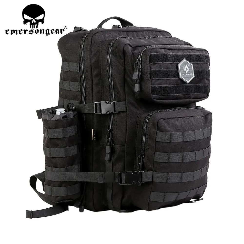 Emersongear 45L 7 Day Large Tactical Backpack Multipurpose MOLLE Hiking Camping Hunt Backpack Waterproof Cover and Moisturizing Bag