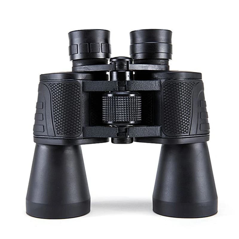 Binocolo potente 10x50 HD Zoom oculari di grandi dimensioni Ottica grandangolare Telescopio professionale impermeabile per il turismo di caccia