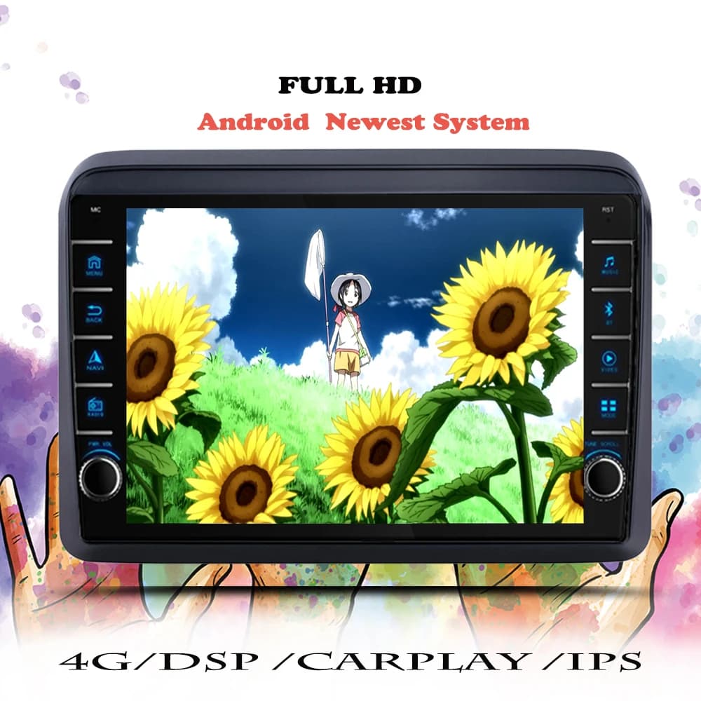 Auto Auto Radio Lettore Multimediale Per Suzuki Ignis 2016 2017 2018 2019 2020 Android 14 128G GPS di Navigazione DVD registratore a nastro