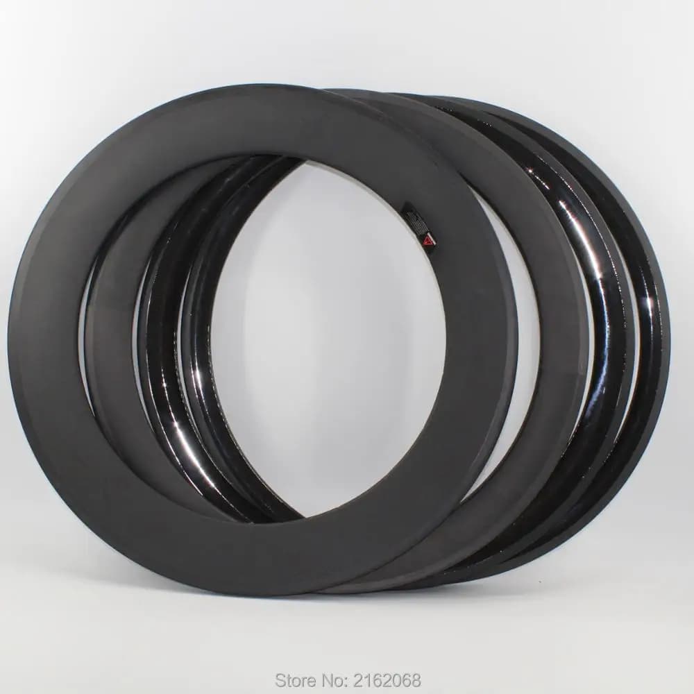 Brand New 700C 38 50 60 88mm bici da strada 3K UD ruote per bicicletta completamente in fibra di carbonio copertoncino tubolare in carbonio cerchi tubeless 23 o 25mm