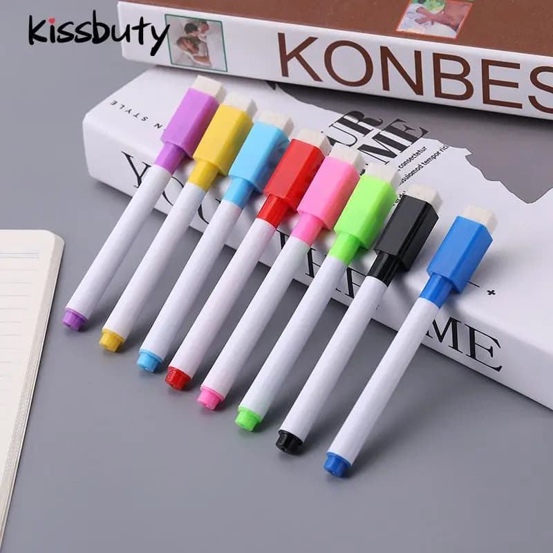 8 Color Erasable Magnetic Lavender Pennarello Lavender Gesso Vetro Ceramica Office School Pennarello Artistic Chancellery