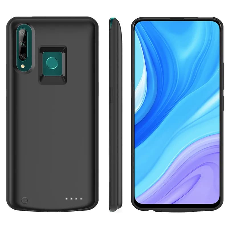 Antiurto in Silicone di Caso Del Caricabatteria Per Huawei Y9 Prime 2019 di Backup della banca di Potere per il Caso di Huawei P Smart Z Caricatore copertura Capa