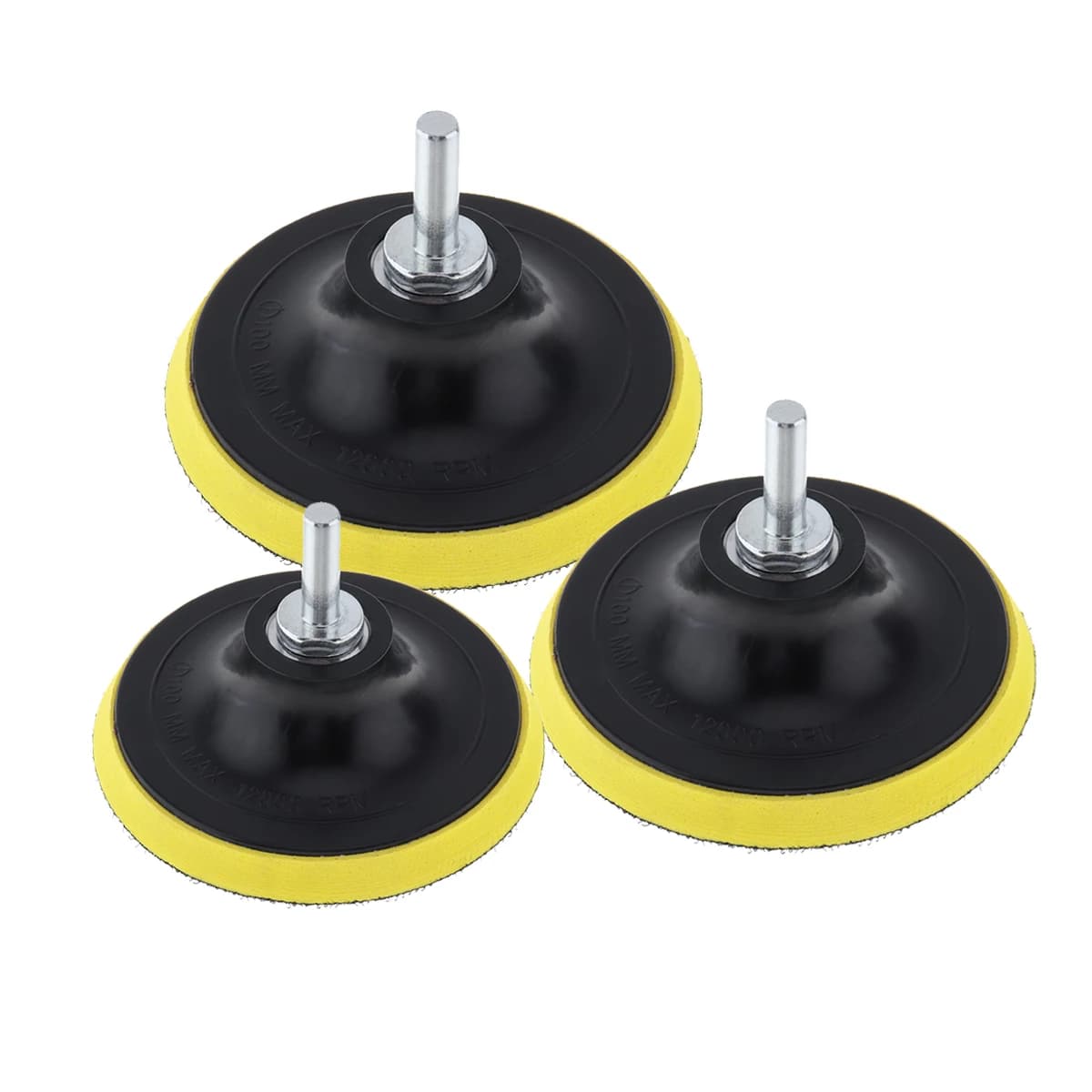 4 ''5 pollici 100mm / 125mm lucidatura levigatrice disco carta vetrata disco lucidatura foro interno 10mm per smerigliatrice elettrica lucidatrice per auto